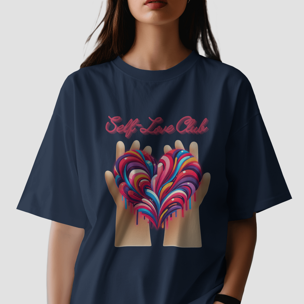Self Love Club - Chapter26 premium oversized graphic t-shirt detail