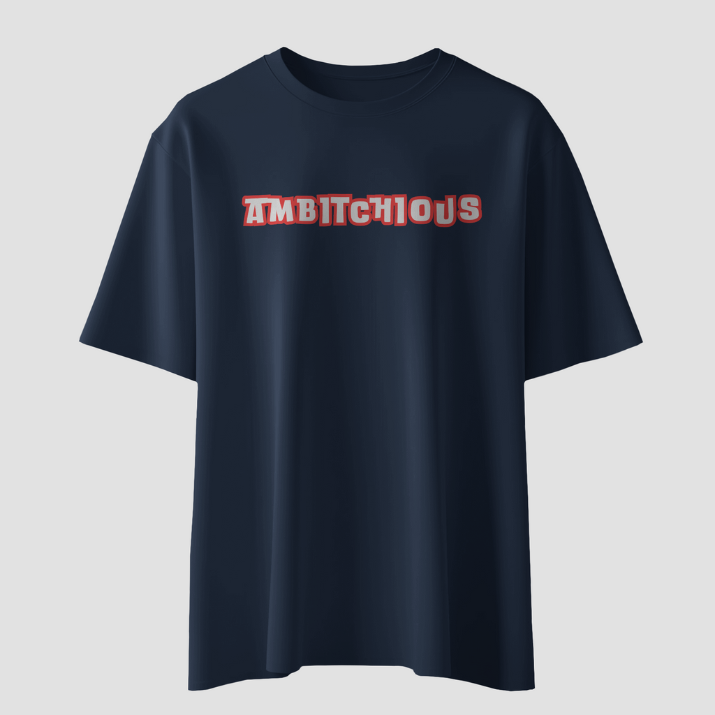 Ambitchious - Chapter26 premium oversized graphic t-shirt detail