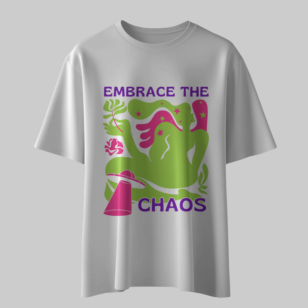 Embrace The Chaos - Chapter26 premium oversized graphic t-shirt detail