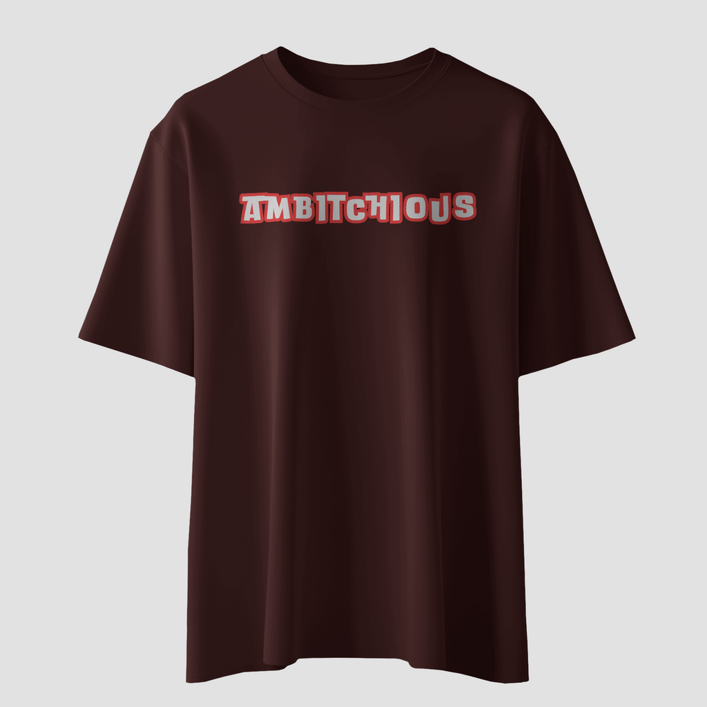 Ambitchious - Chapter26 premium oversized graphic t-shirt detail