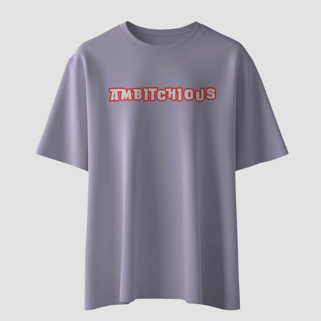 Ambitchious - Chapter26 premium oversized graphic t-shirt detail