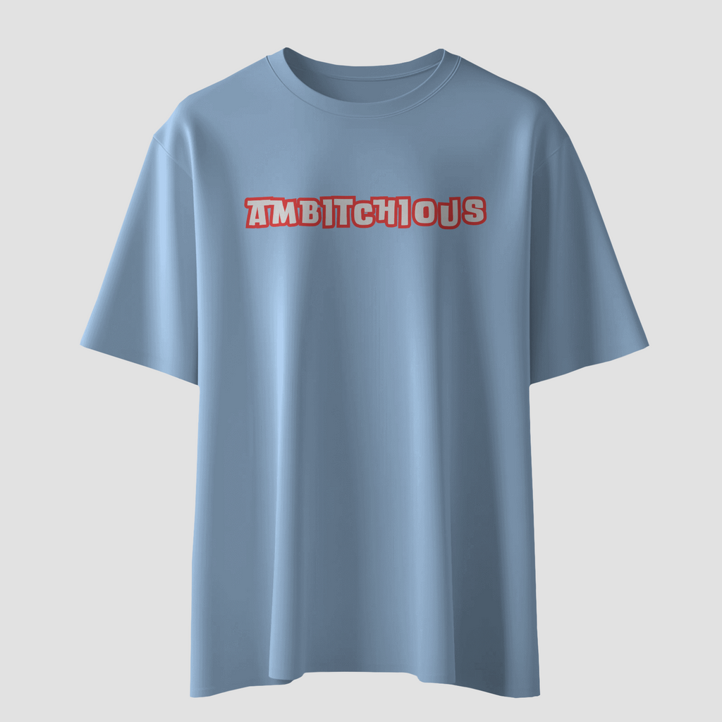 Ambitchious - Chapter26 premium oversized graphic t-shirt detail