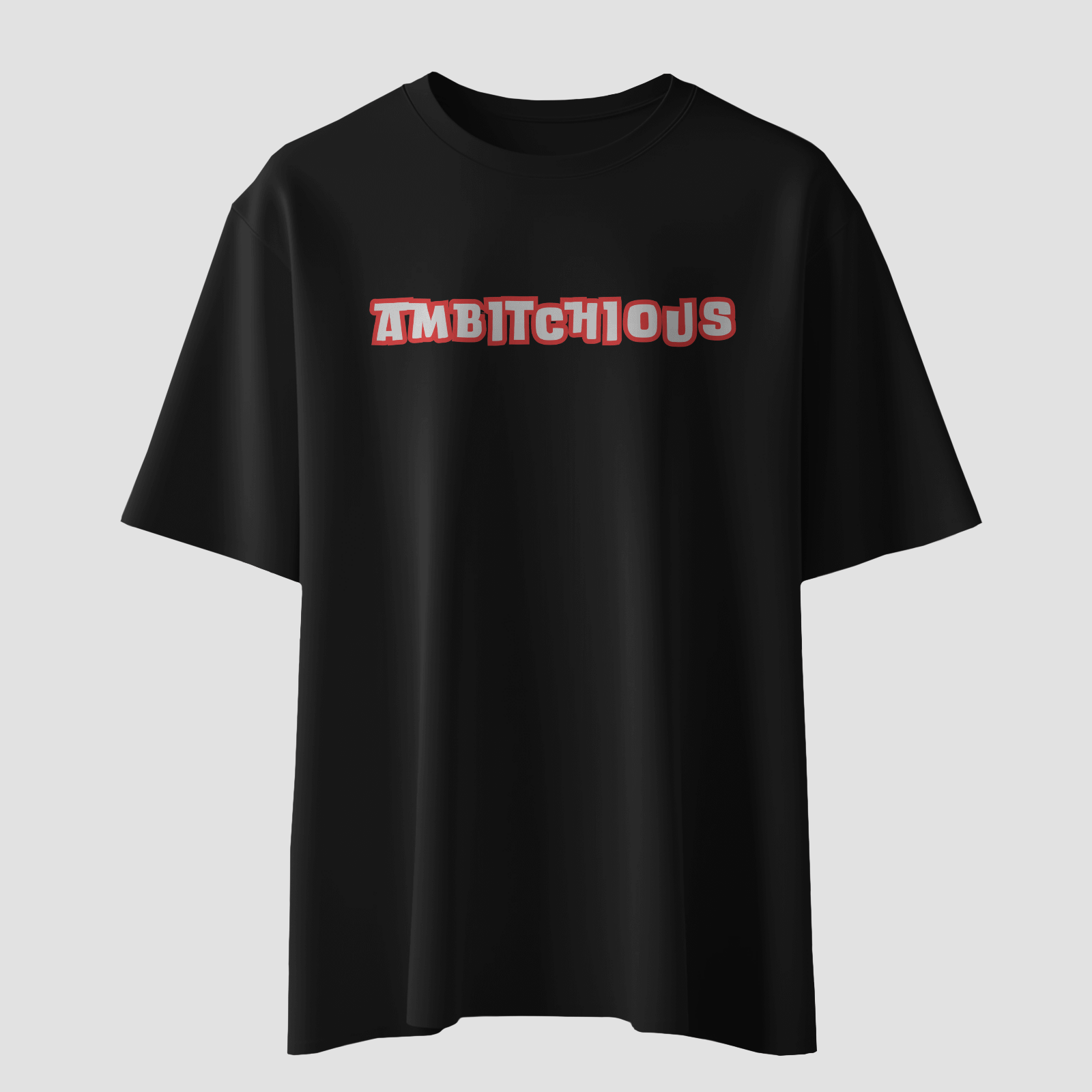 Ambitchious - Chapter26 premium oversized graphic t-shirt detail