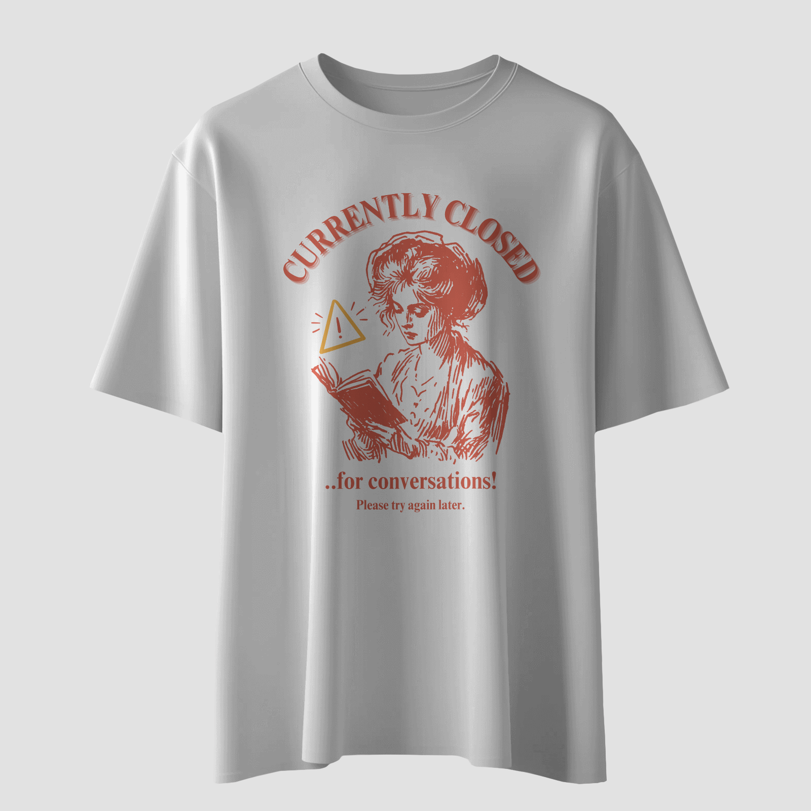 Closed for Conversations - Chapter26 premium oversized graphic t-shirt