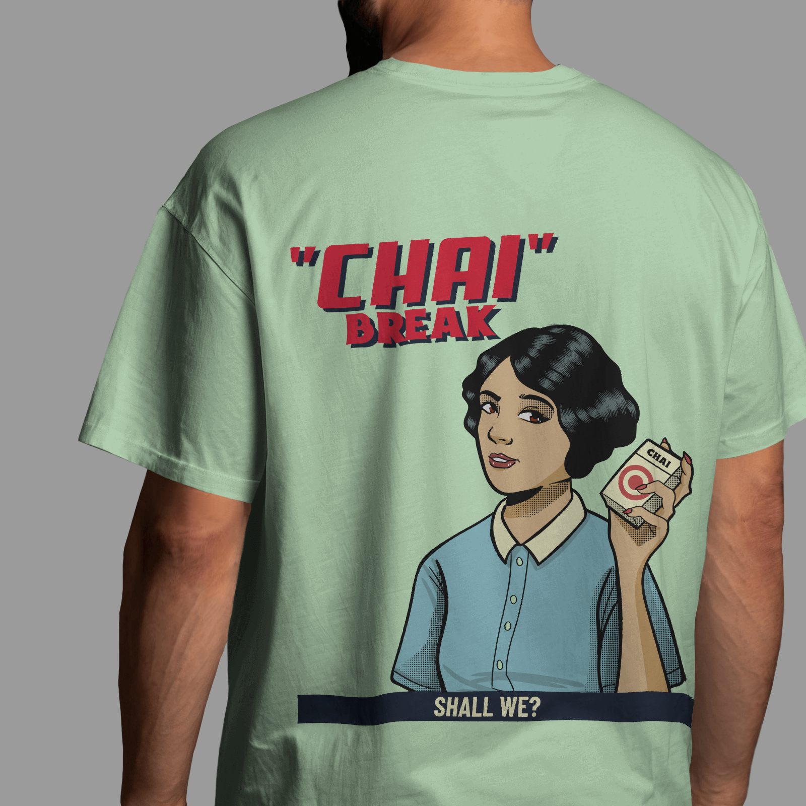 Chai Break - Jade - Chapter26 premium oversized graphic t-shirt