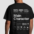 Main Character - Black - Chapter26 premium oversized graphic t-shirt
