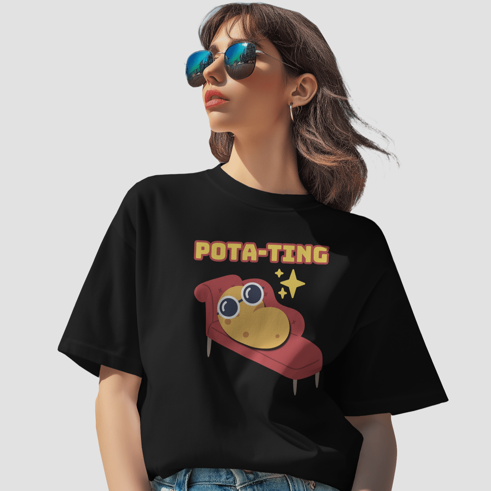 Pota-Ting - Chapter26 premium oversized graphic t-shirt detail