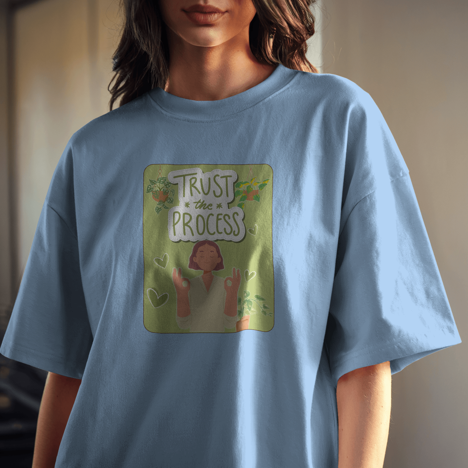 Trust The Process - Chapter26 premium oversized graphic t-shirt