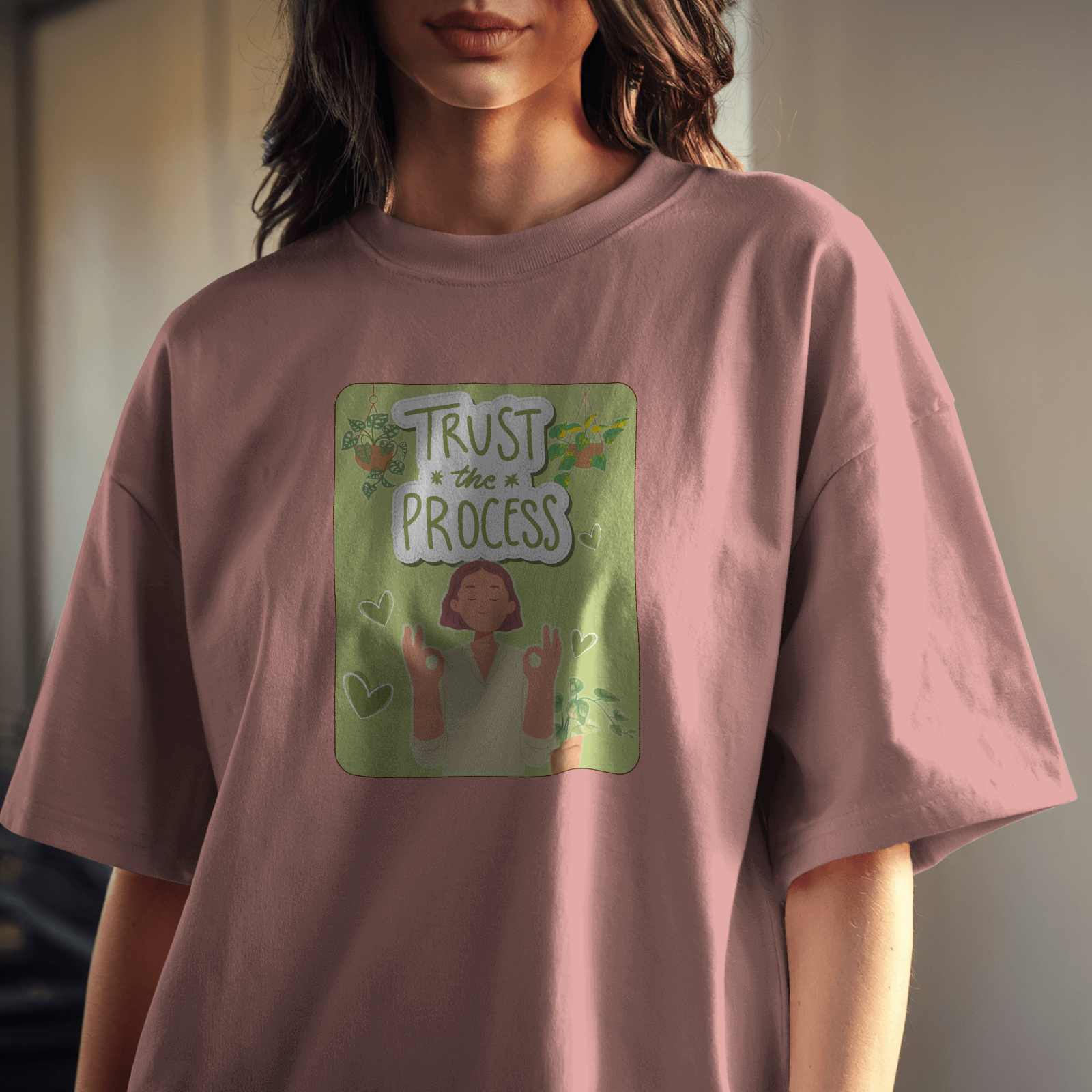 Trust The Process - Chapter26 premium oversized graphic t-shirt