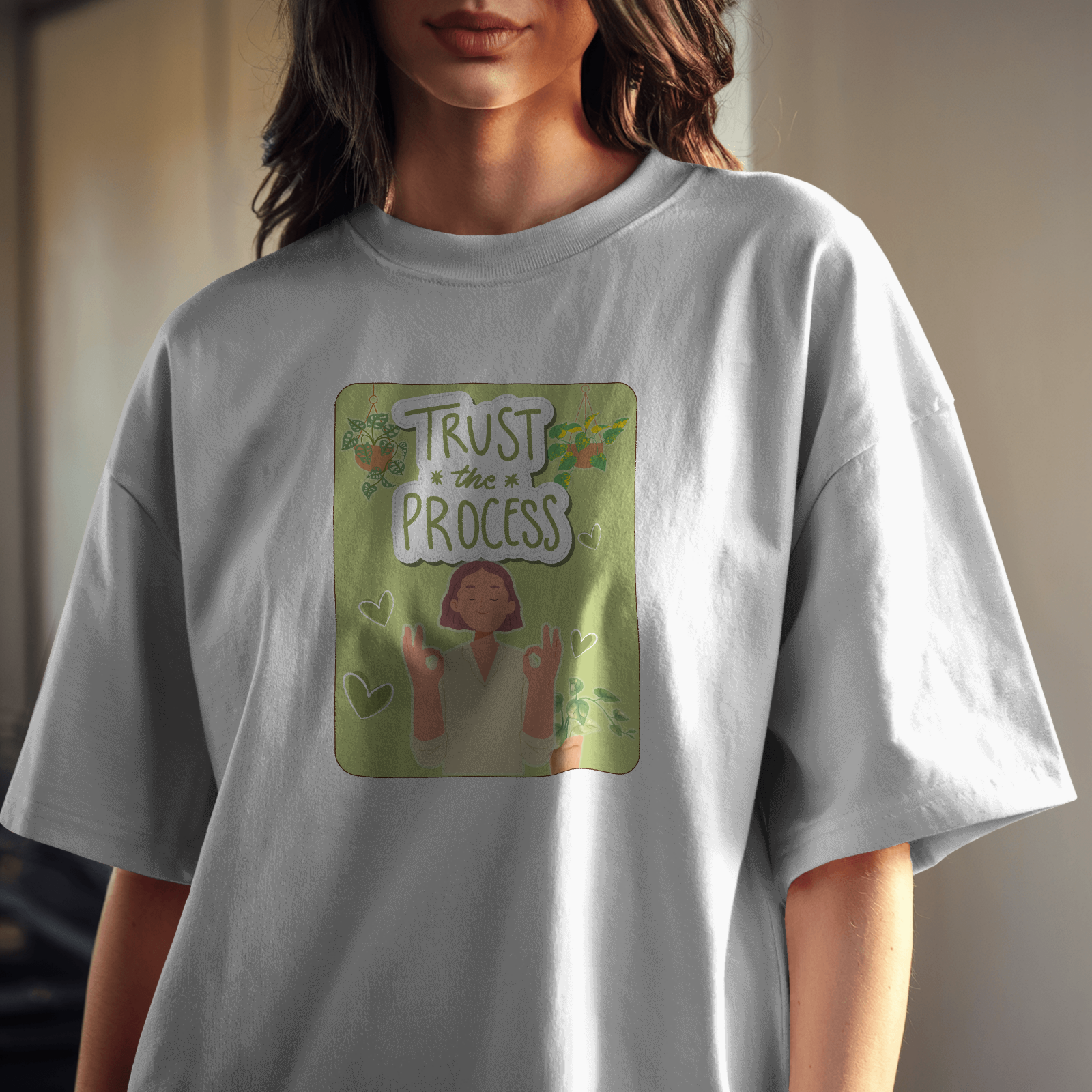 Trust The Process - Chapter26 premium oversized graphic t-shirt