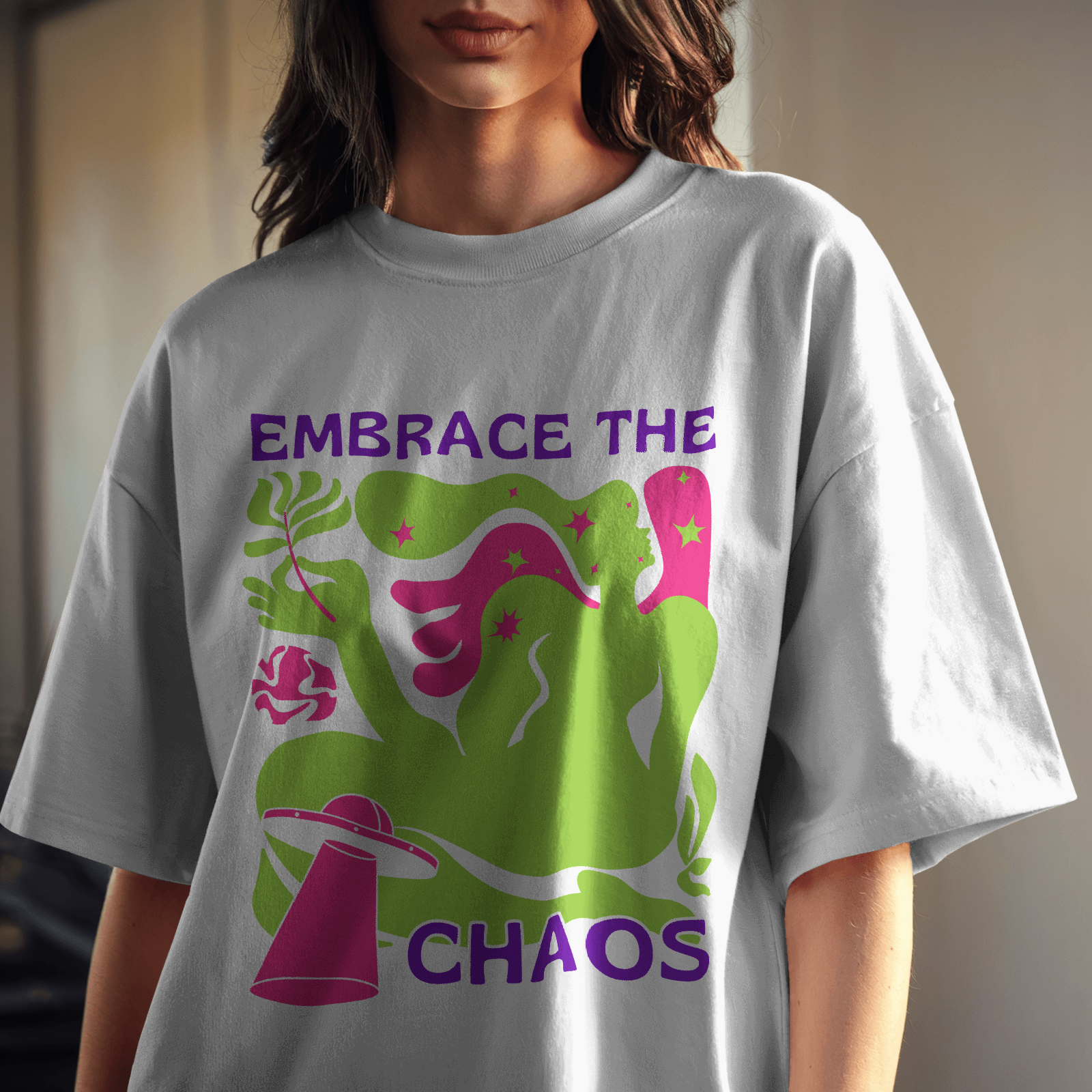 Embrace The Chaos - Chapter26 premium oversized graphic t-shirt