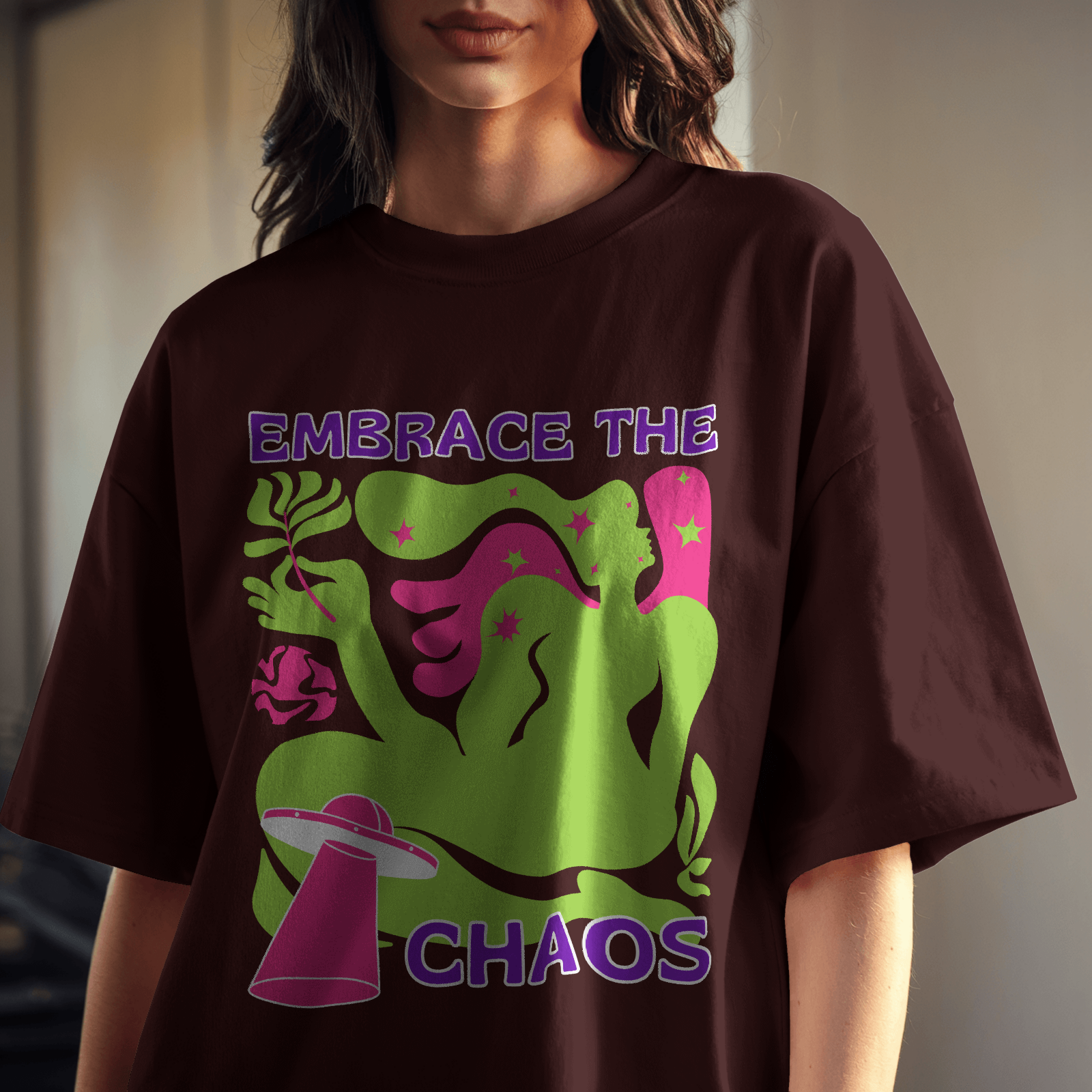 Embrace The Chaos - Chapter26 premium oversized graphic t-shirt