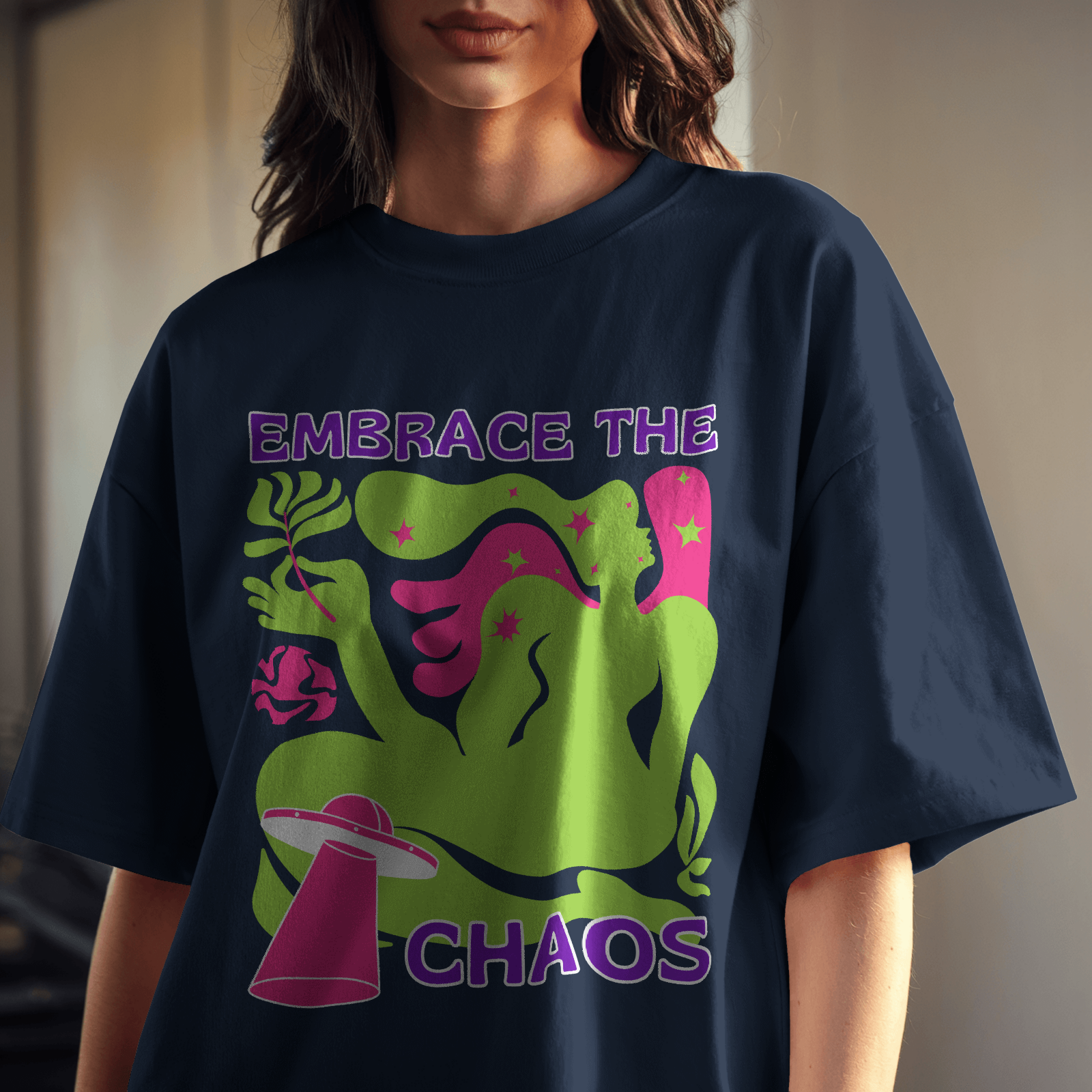 Embrace The Chaos - Chapter26 premium oversized graphic t-shirt