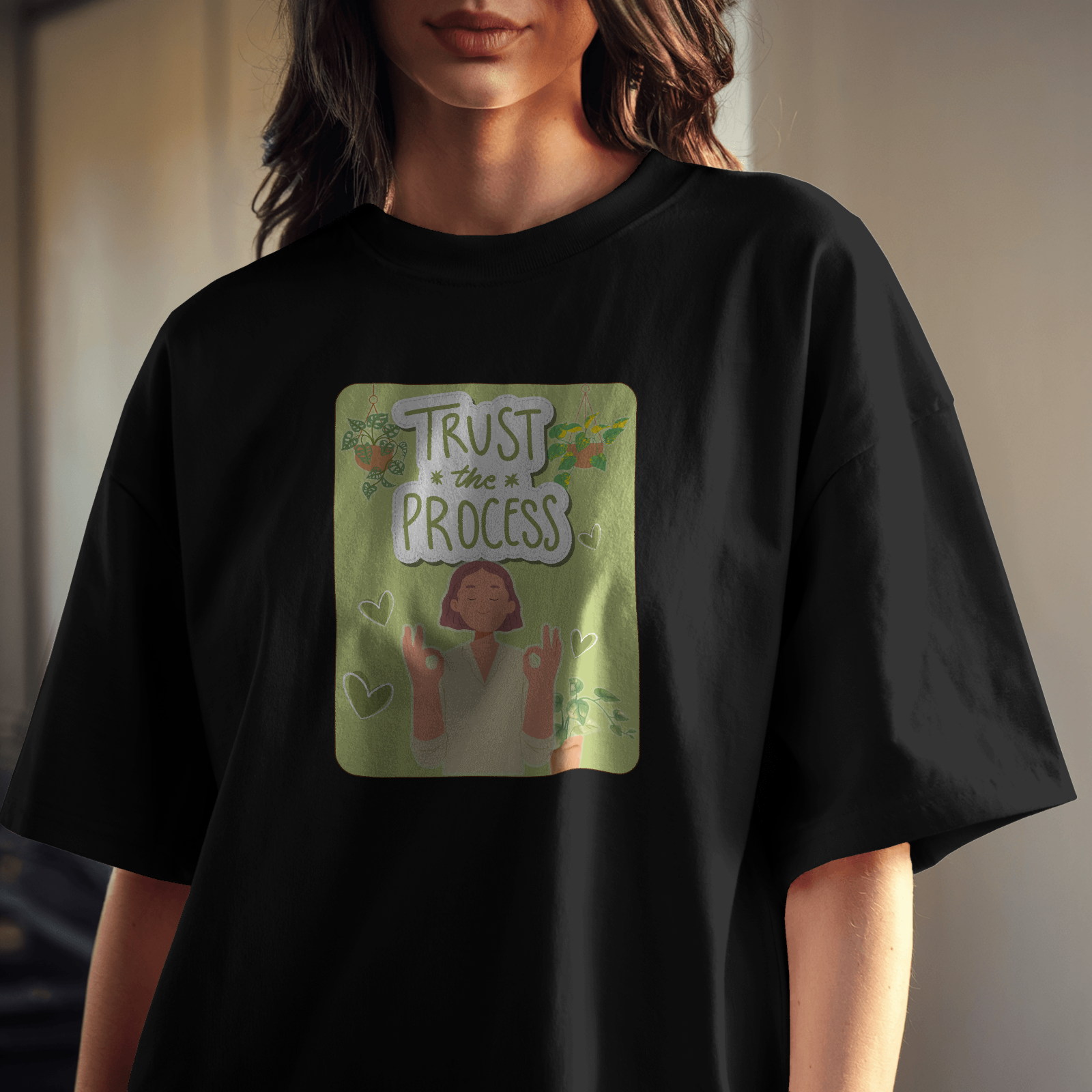 Trust The Process - Chapter26 premium oversized graphic t-shirt