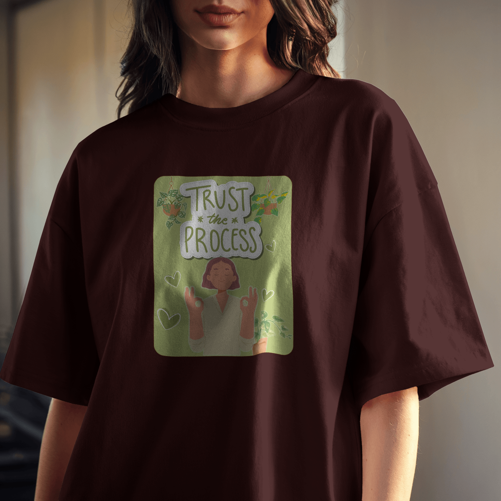 Trust The Process - Chapter26 premium oversized graphic t-shirt