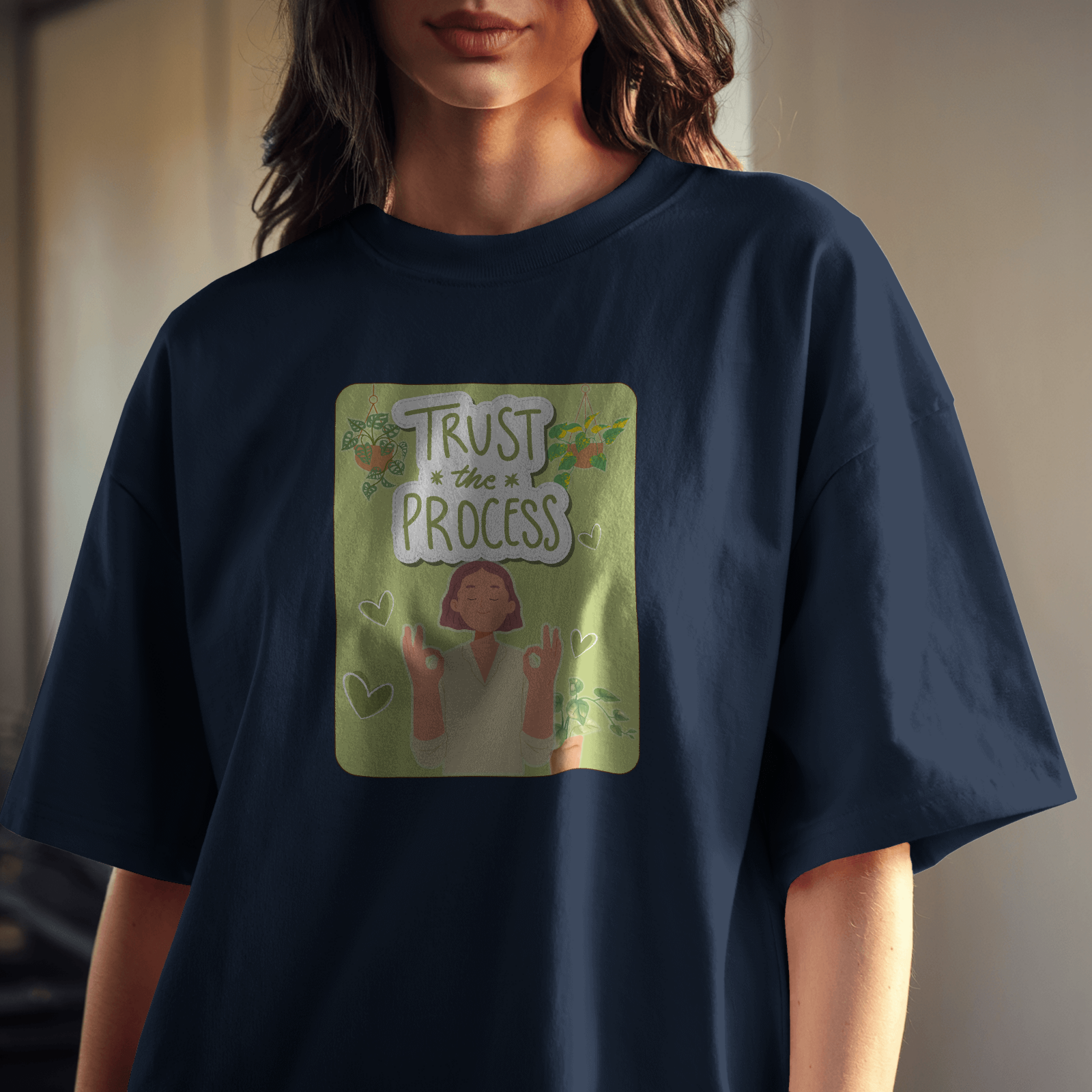 Trust The Process - Chapter26 premium oversized graphic t-shirt