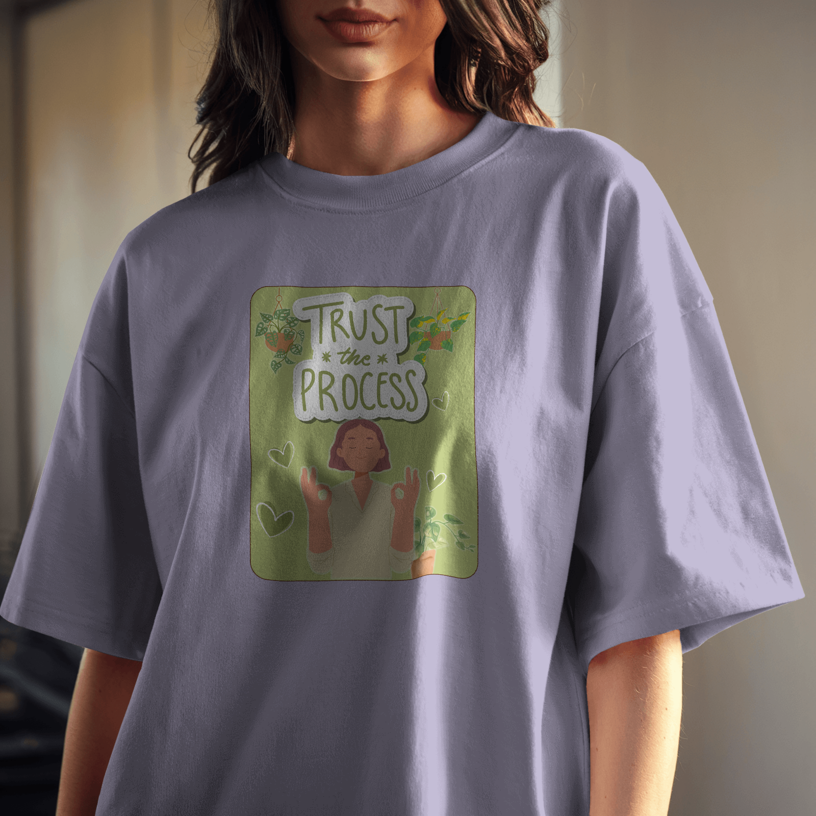 Trust The Process - Chapter26 premium oversized graphic t-shirt