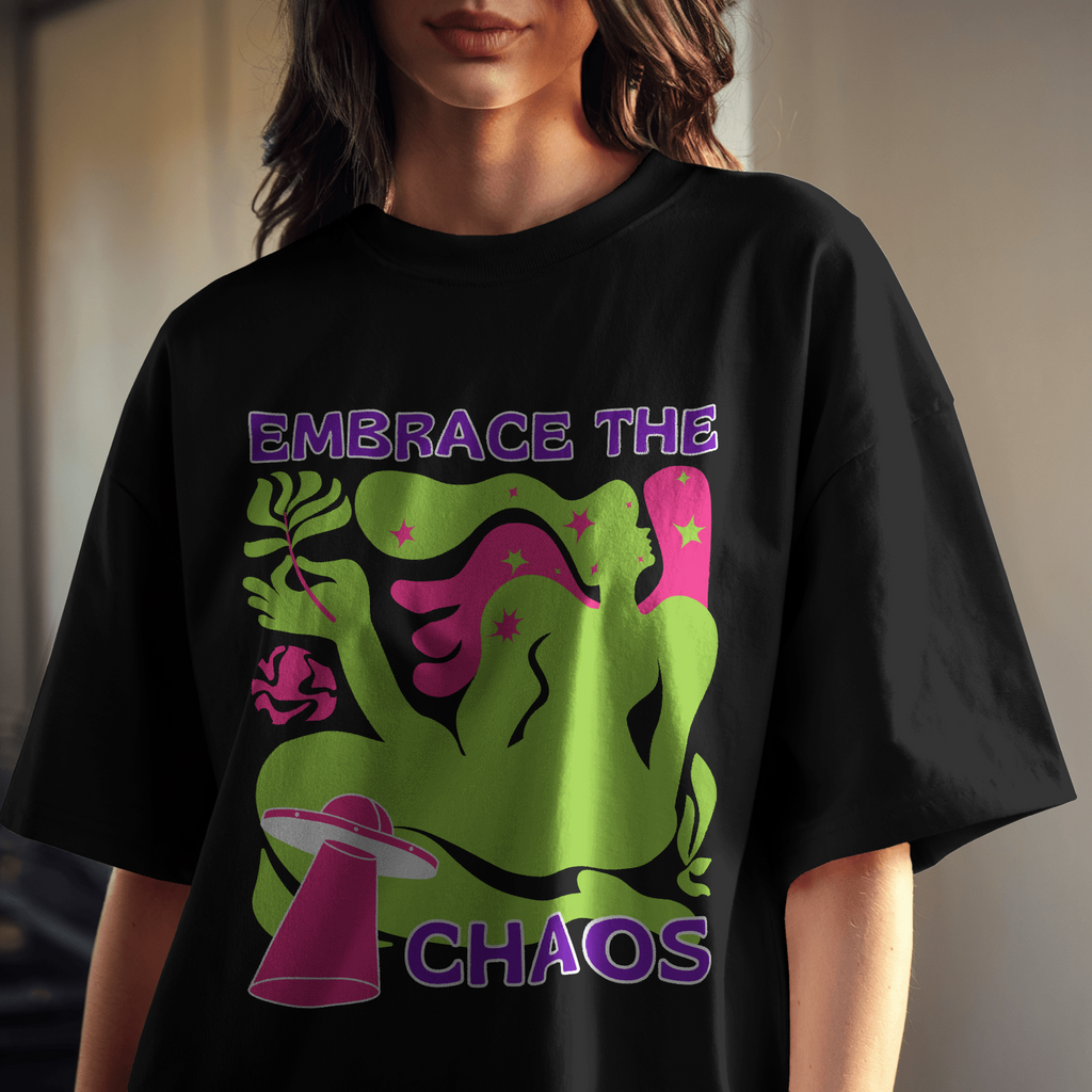 Embrace The Chaos - Chapter26 premium oversized graphic t-shirt