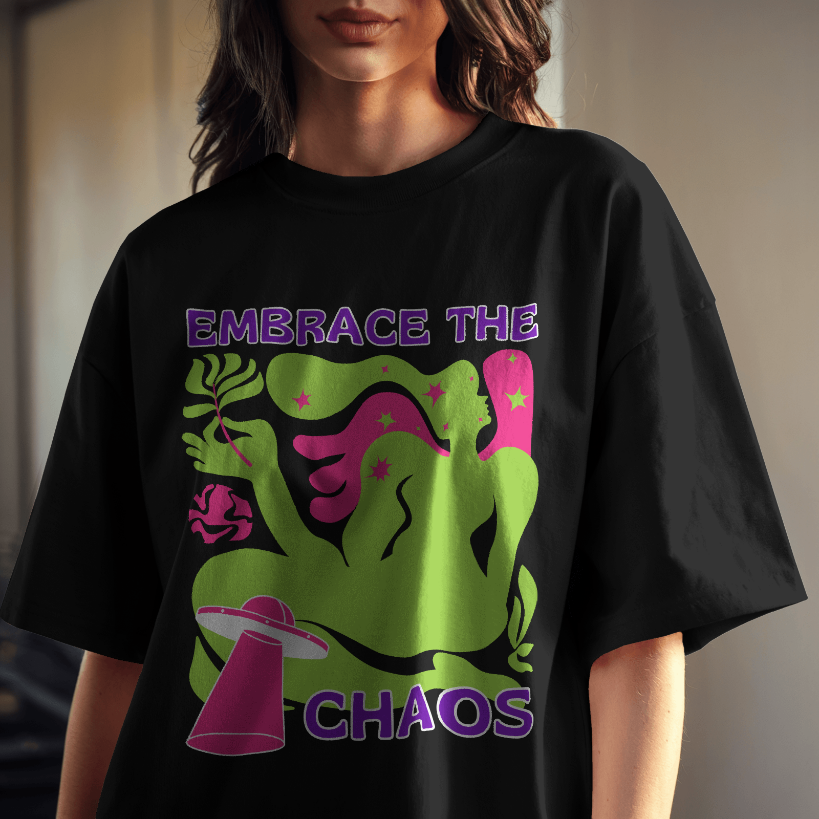 Embrace The Chaos - Chapter26 premium oversized graphic t-shirt